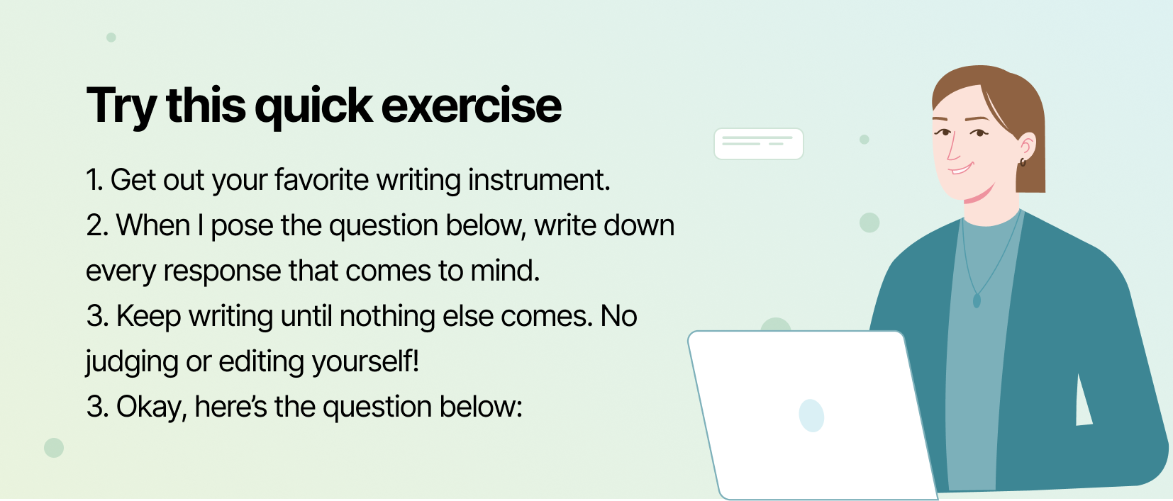 Self-reflective exercise for professional service providers | Profi platform for coaches