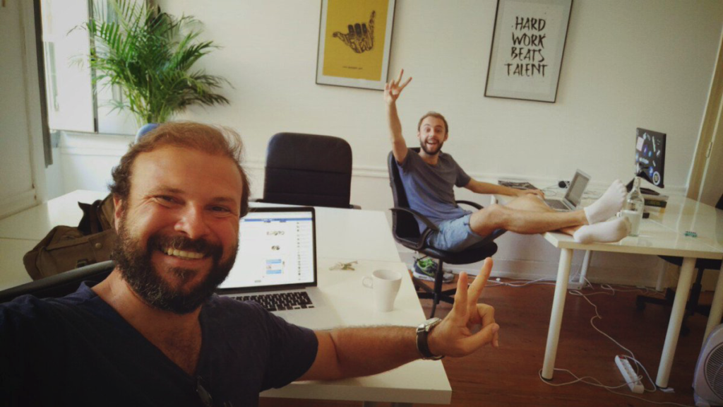 Matthew Esterhuizen in Surf Office Lisbon