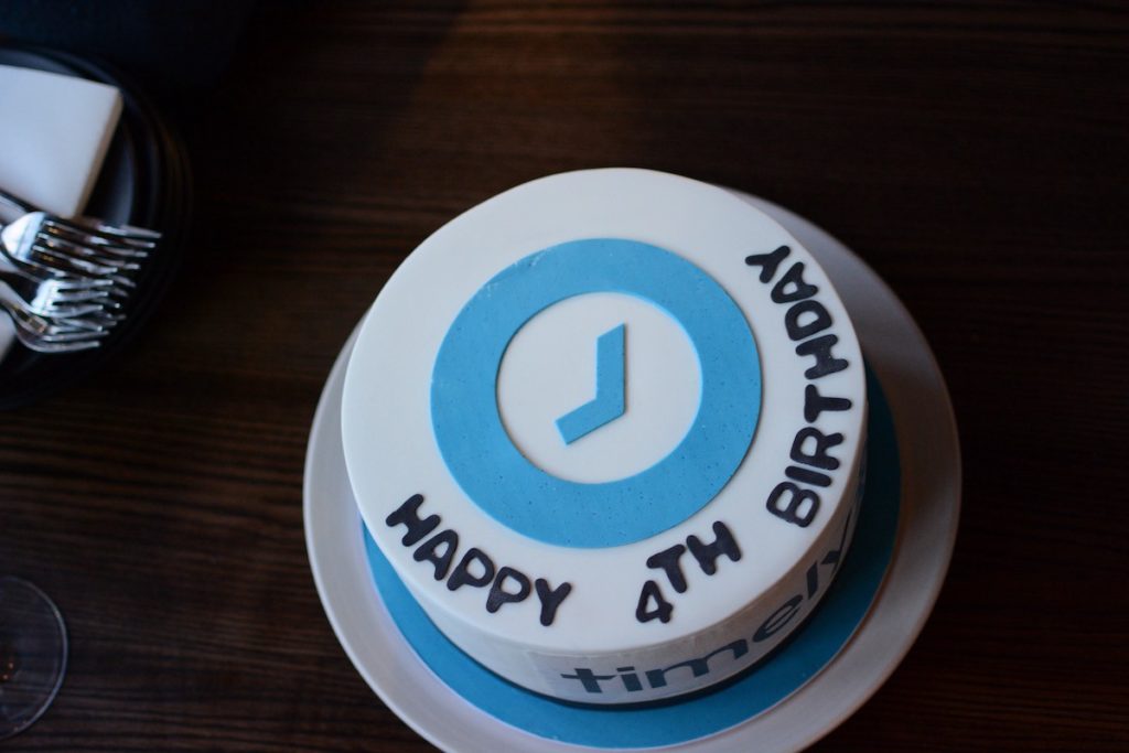 Timely 4th Birthday Cake