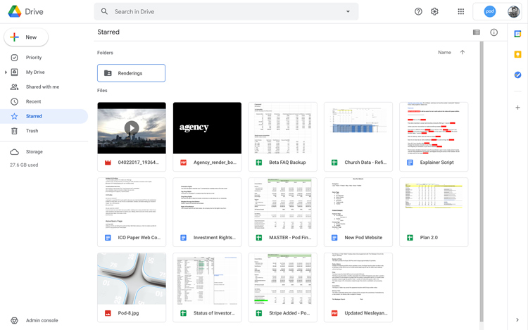 google drive screenshot