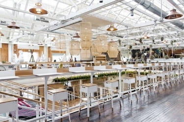 Tables at Anaheim Packing District
