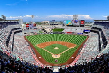Angel Stadium Aerial Shot