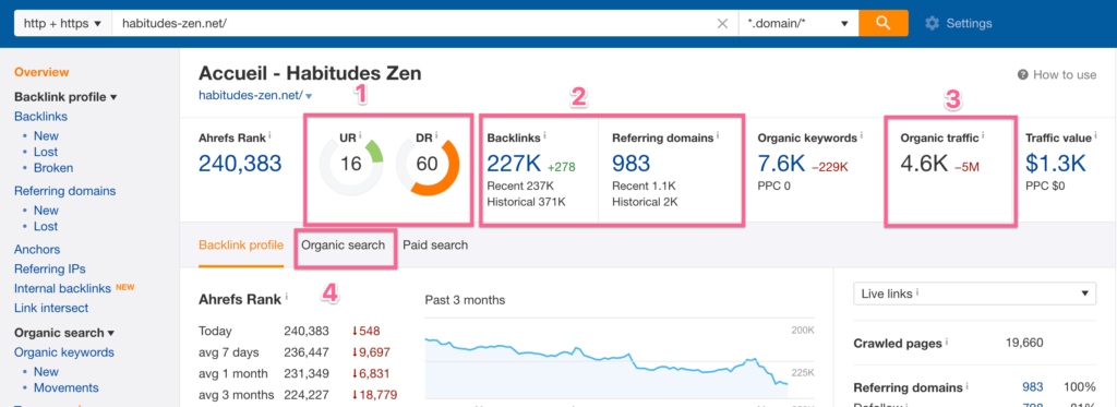 netlinking - analyser un domaine