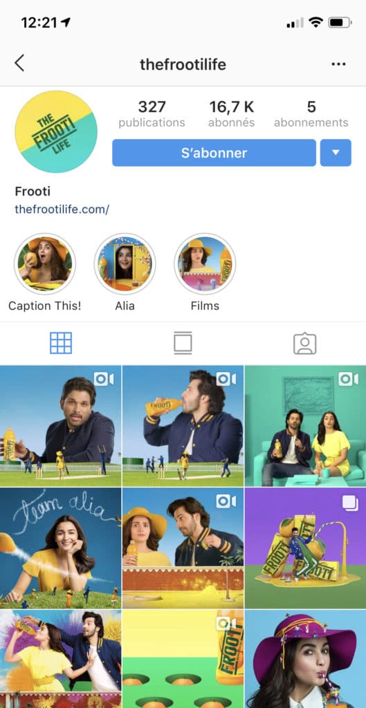 la cohérence et Instagram