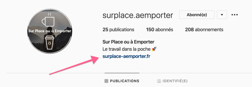 Mettre un lien sur Instagram bio