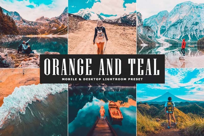 Preset orange and teal