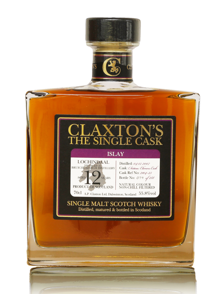 Claxton's Single Cask Lochindaal (Bruichladdich) 2007 - 12yo