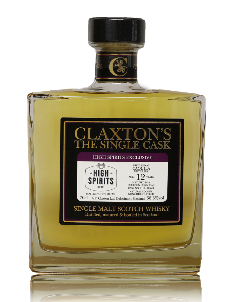Claxton's Single Cask Caol Ila 2008 High Spirits Exclusive - 12yo