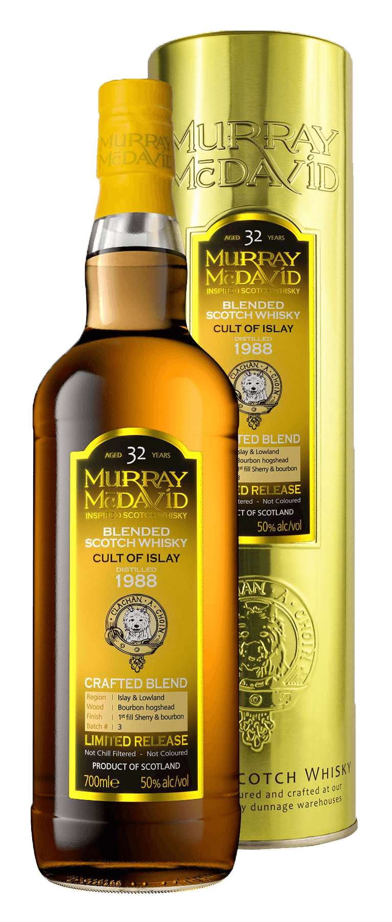 Murray McDavid Crafted Blend Cults Of Islay 1988