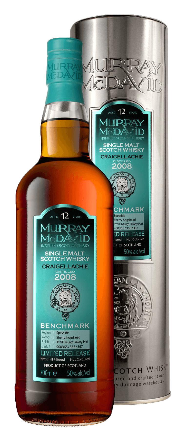 Murray McDavid Benchmark Craigellachie 2008 - 12 Y.O.