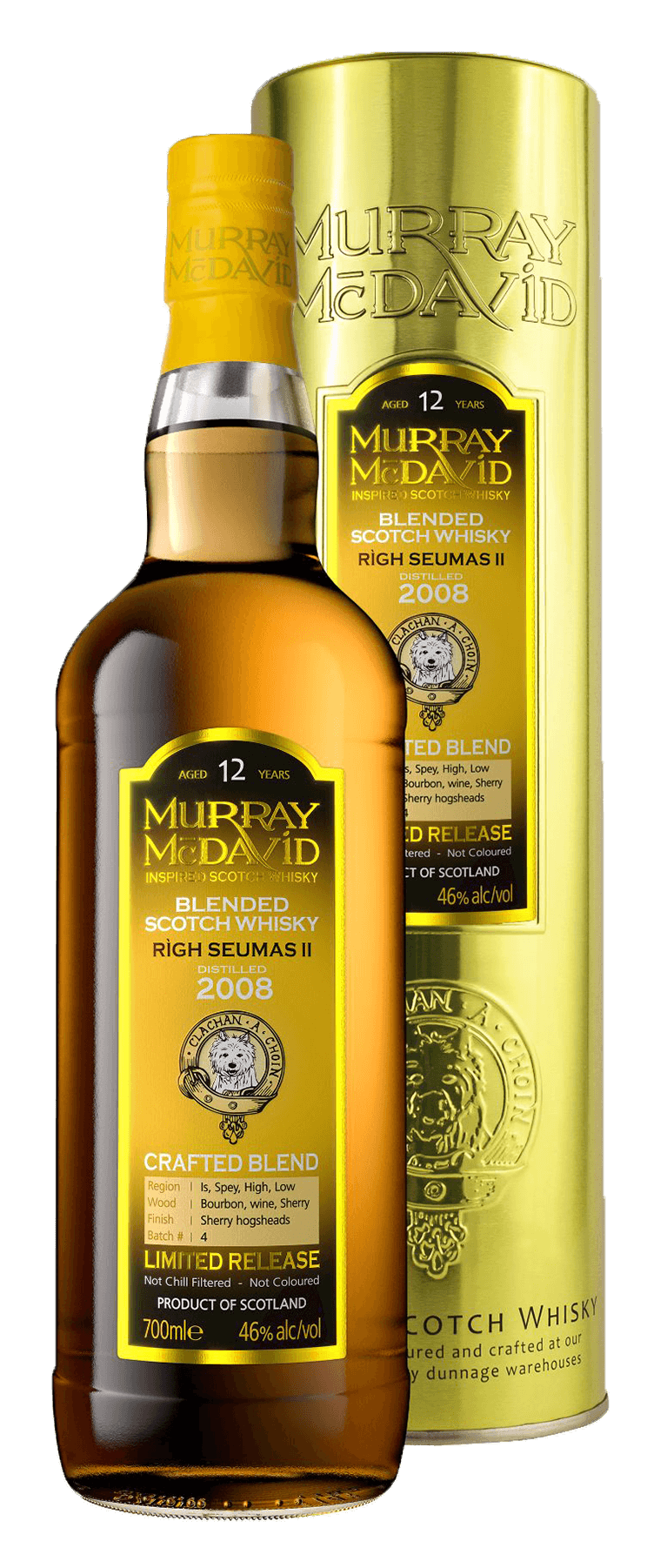Murray McDavid Crafted Blend Righ Seumas 2 2008