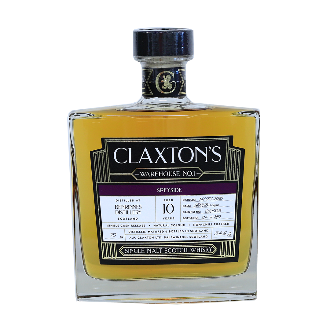 Claxton's Single Cask Benrinnes 2010 - 10yo