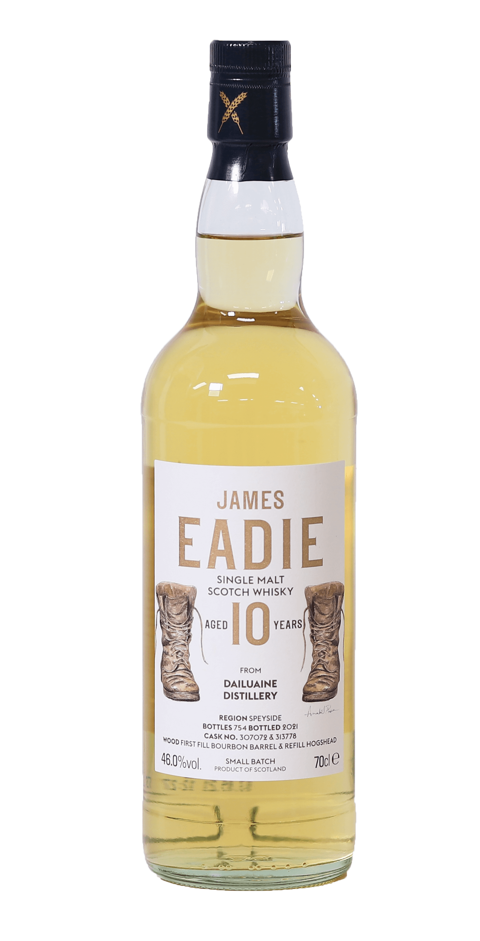 James Eadie Small Batch Dailuaine 2011 - 10 YO - The Boot