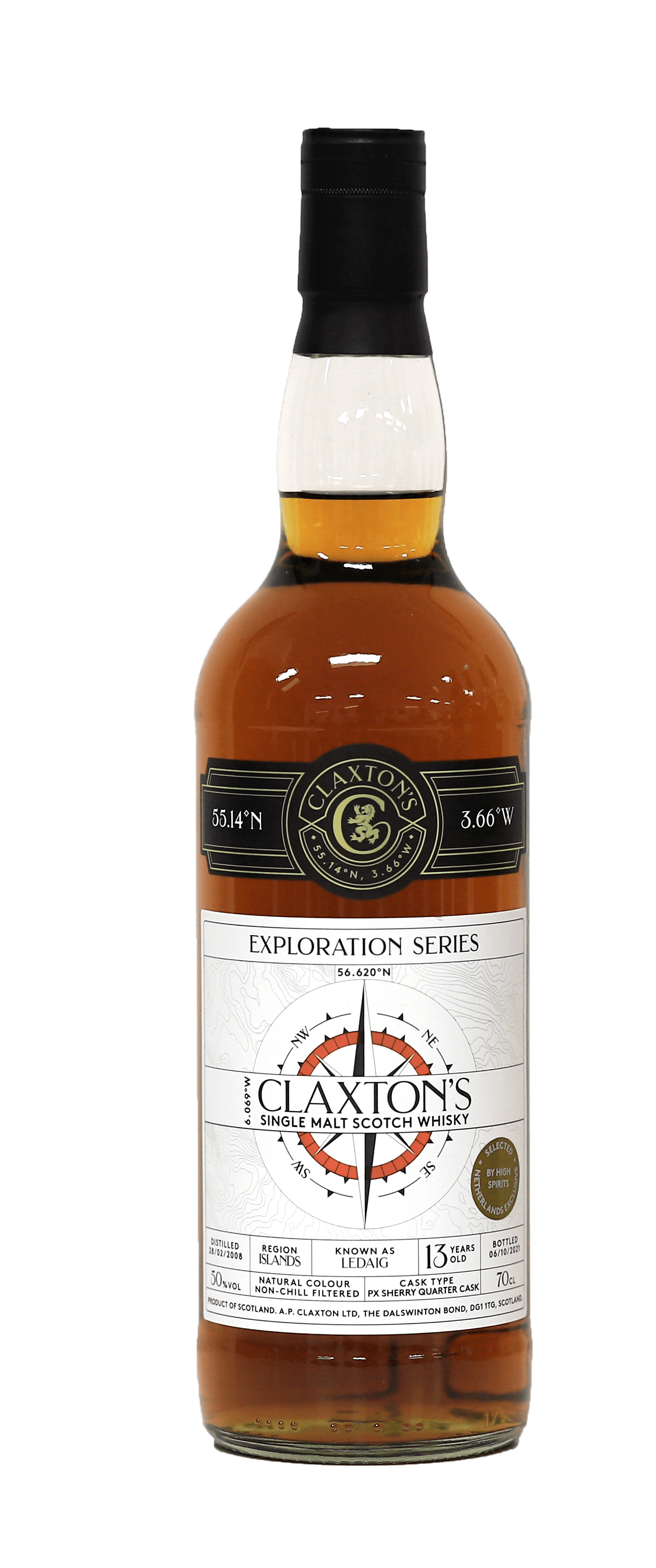 Claxton's Exploration Series - Ledaig 2008 - 13YO