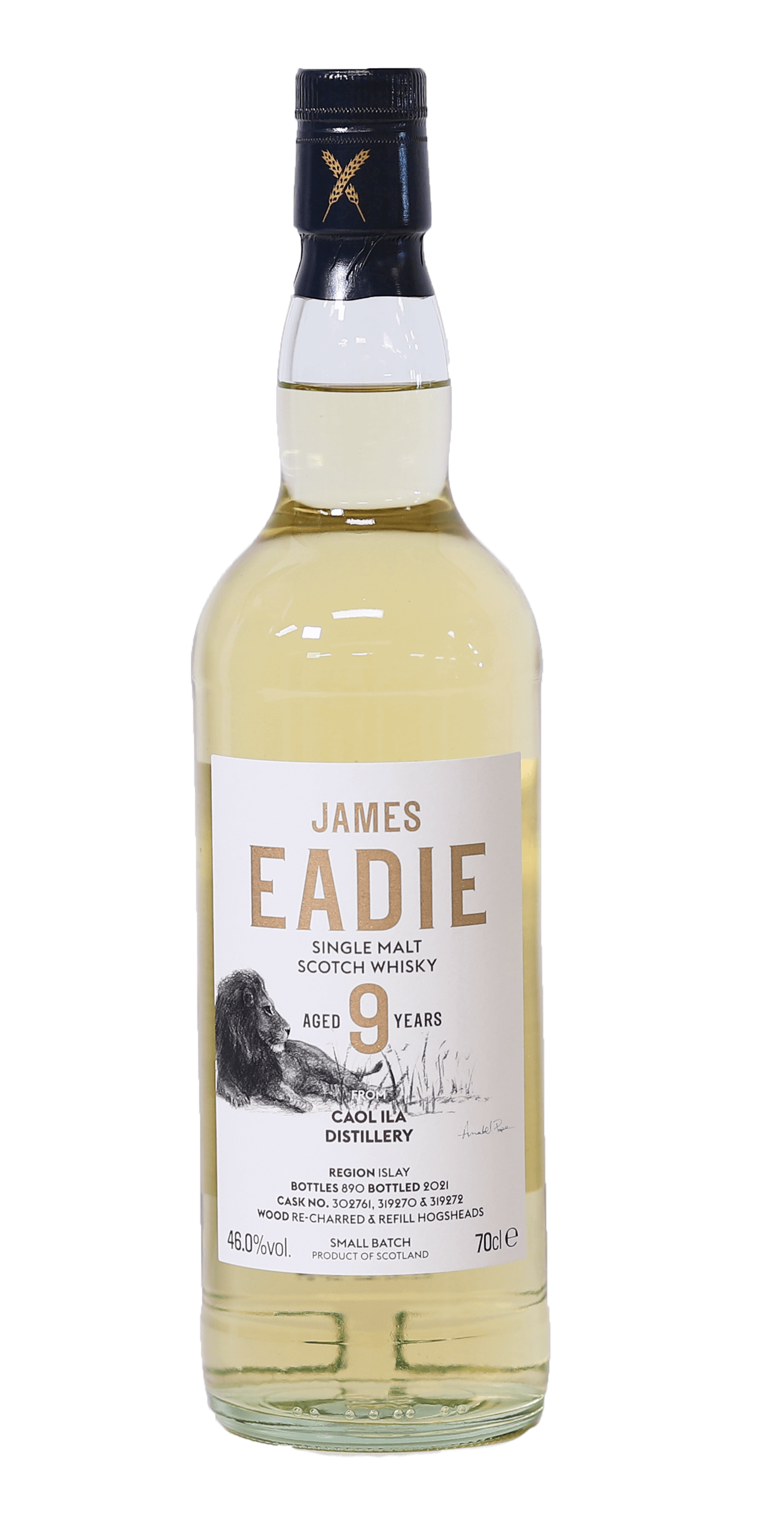 James Eadie Small Batch Caol Ila 2012 - 9 YO