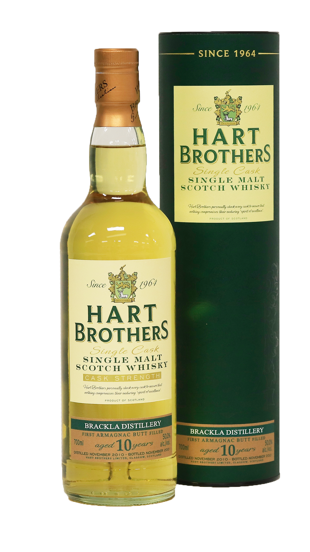 Hart Brothers - Single Cask - Brackla 2010 - 10yo - 50%