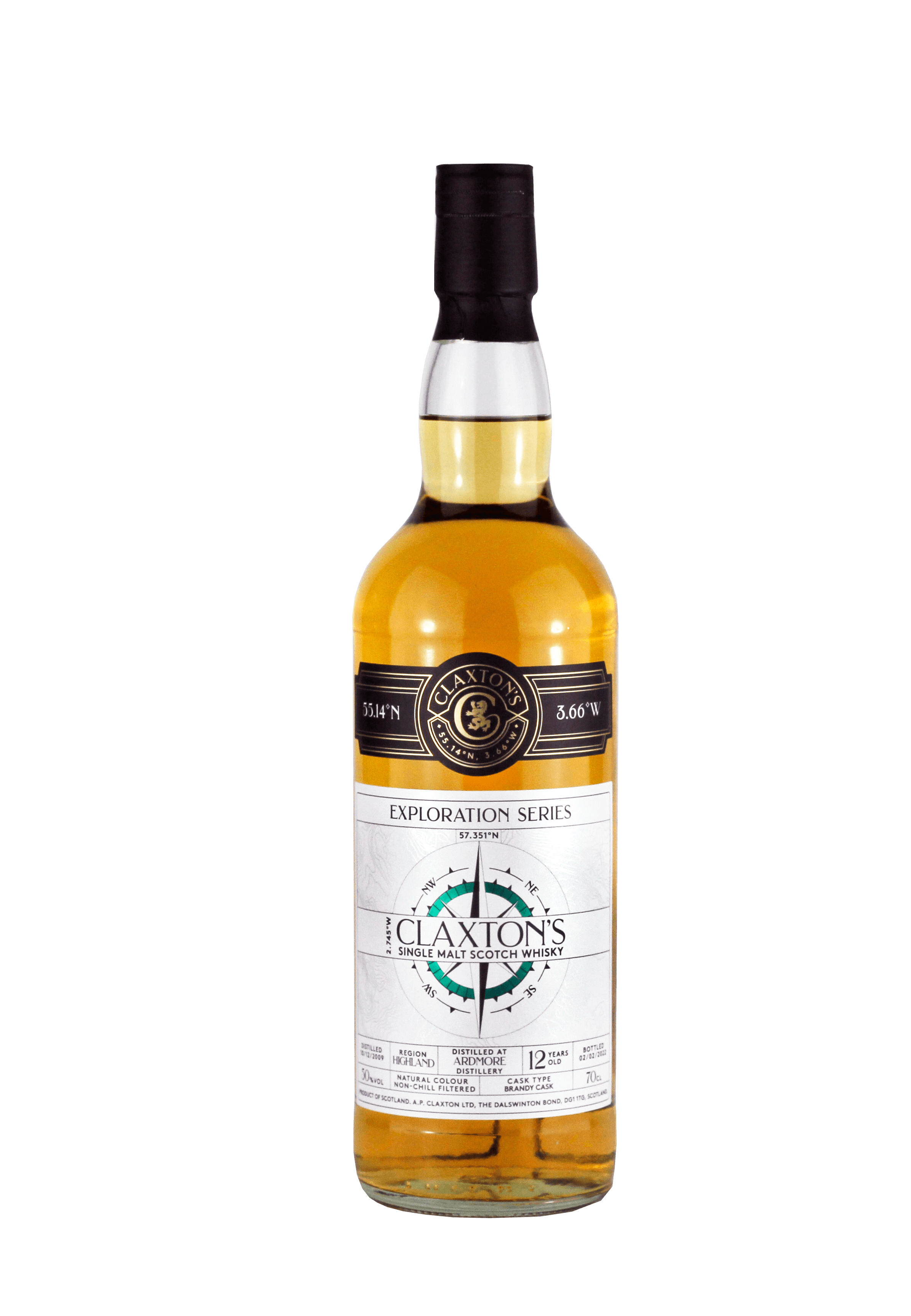 Claxton's Exploration Series - Ardmore 2009 - 12YO - 50%