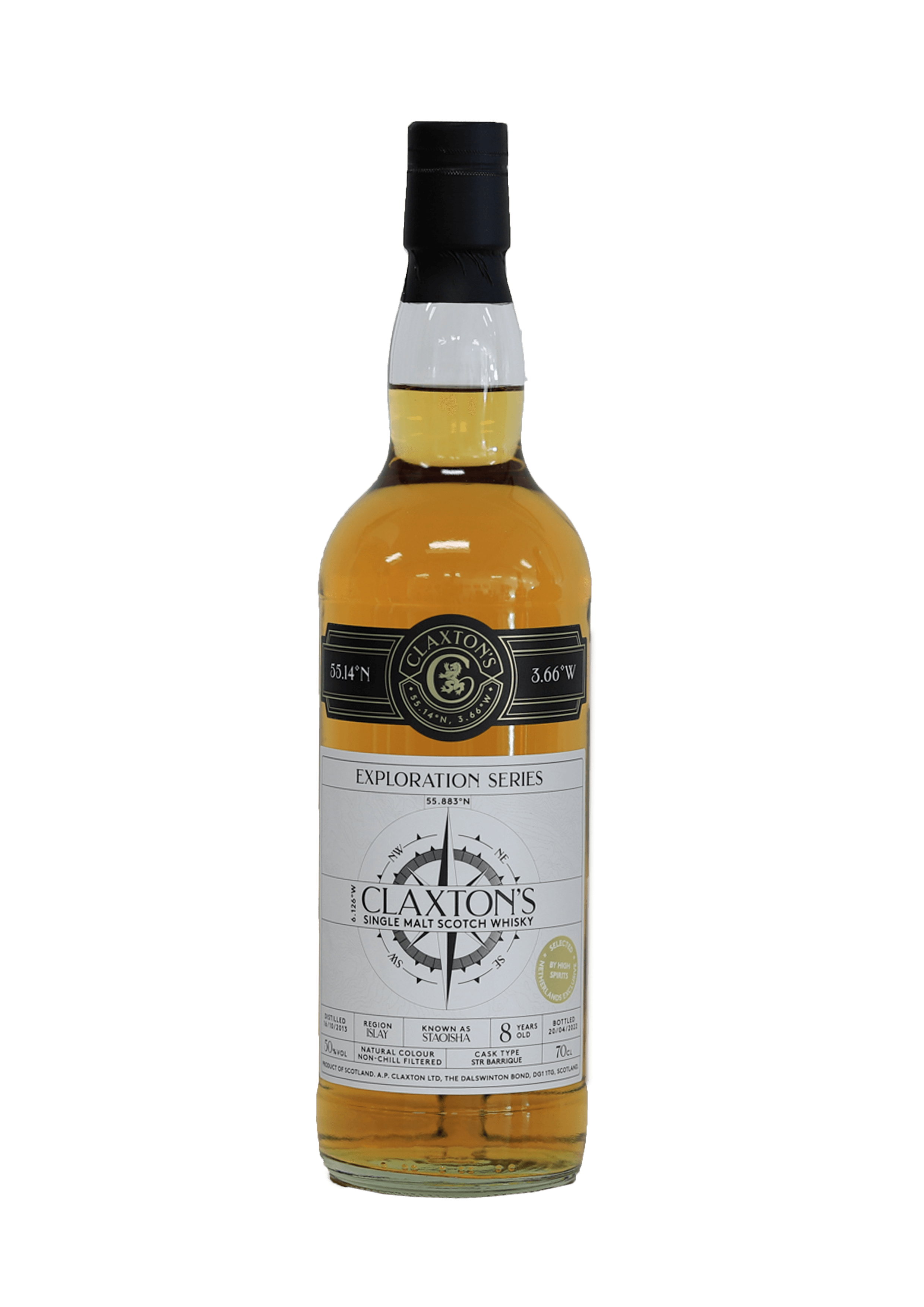 Claxton's Exploration Series - Staoisha 2013 - 8YO - 50%
