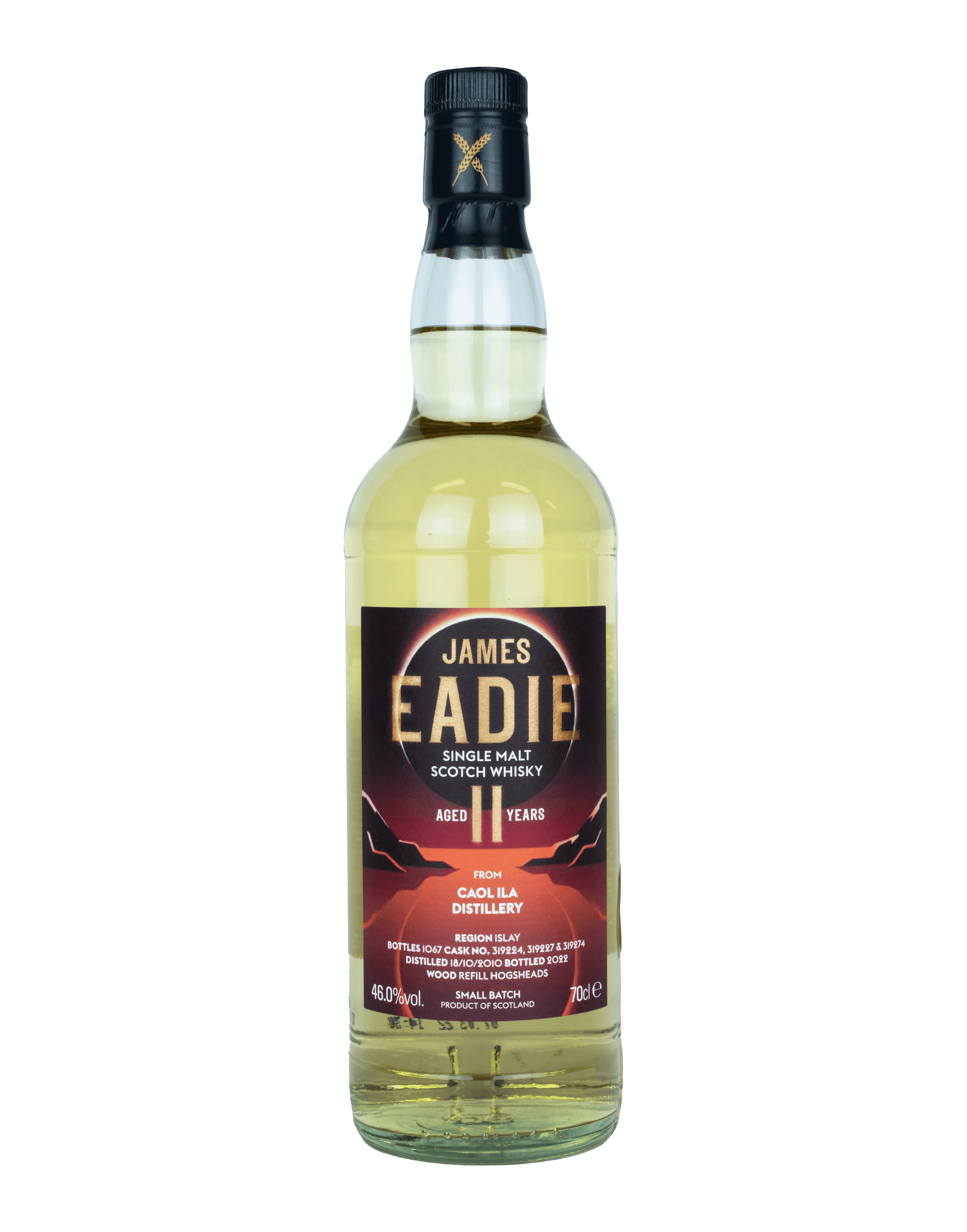 James Eadie - Caol Ila 2010 - 11 YO - 46% ABV