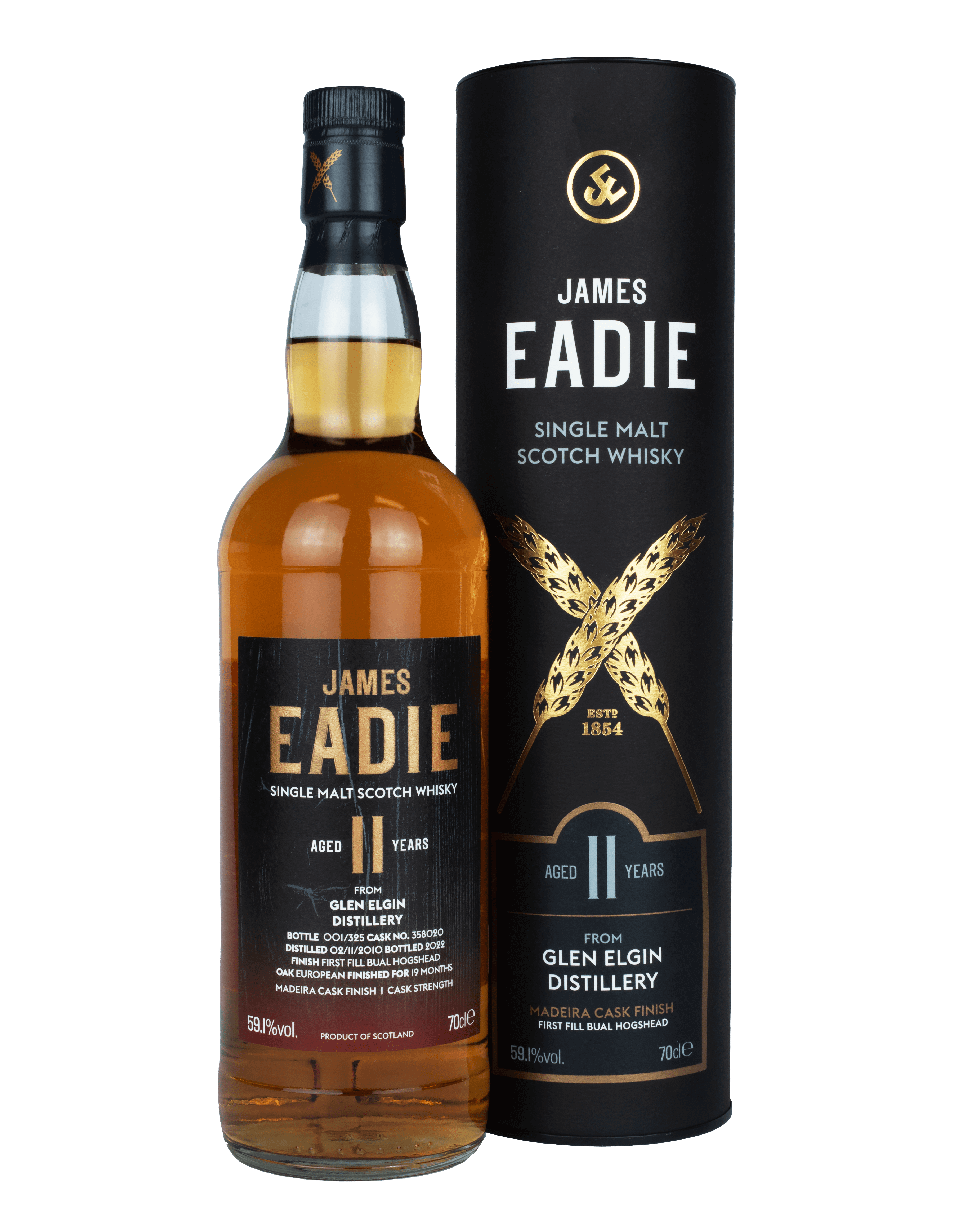 James Eadie - Cask Finish - Glen Elgin 2010 Madeira - 11 YO - 59,1%