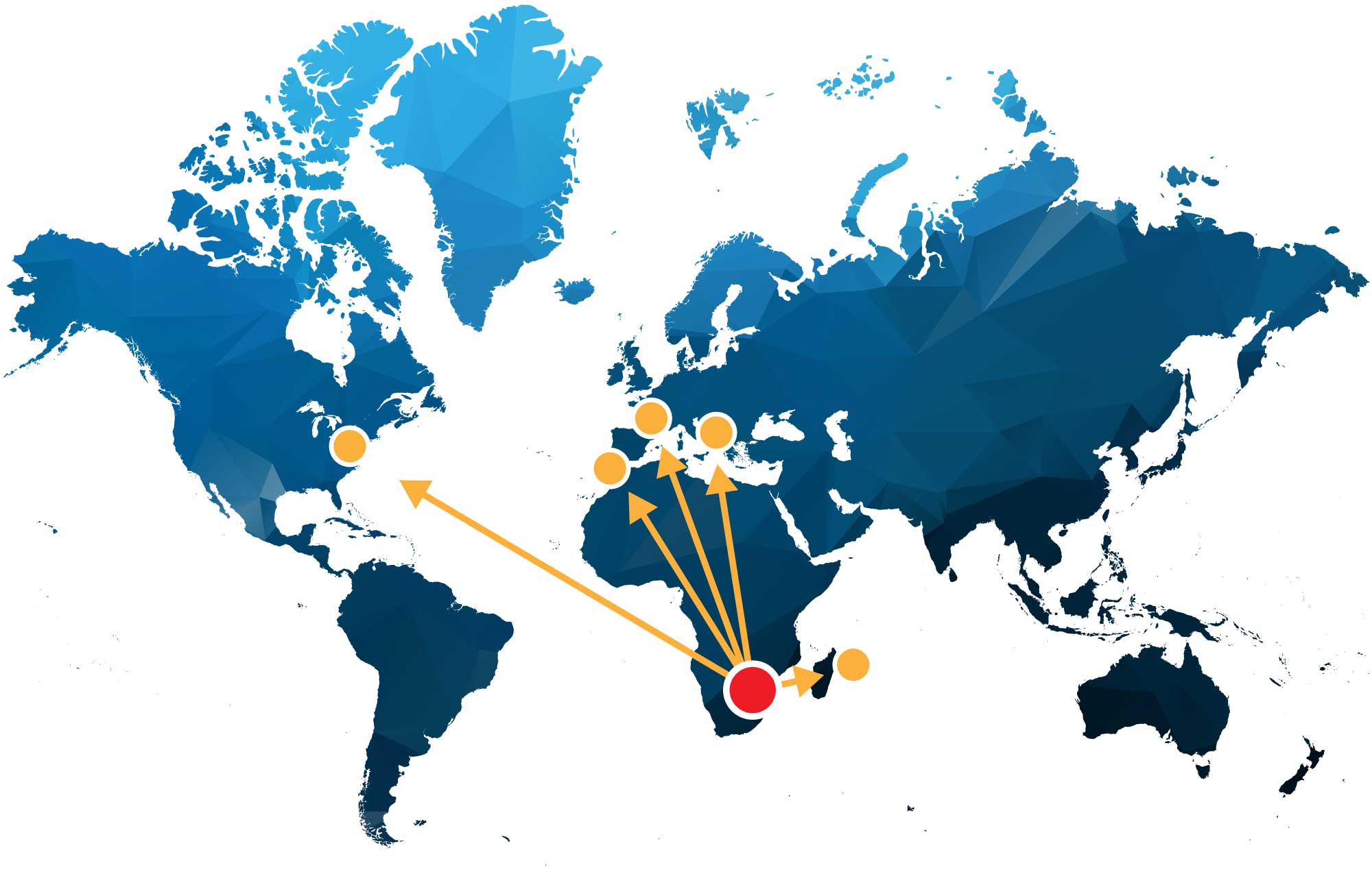 Nautical Blu Trading Routes