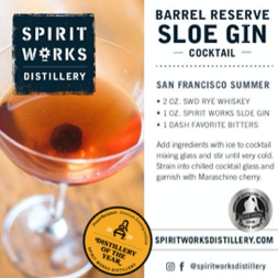 SHELF TALKER - BARREL SLOE GIN COCKTAIL & STORY