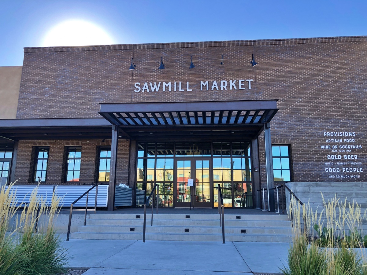 Outdoor Seating Old Town's New Sawmill Market