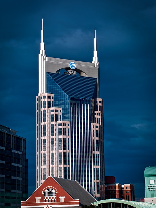 Nashville, Tennessee, At T Building, Ryman Auditorium