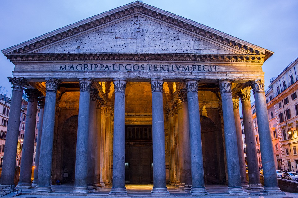 Pantheon, Rome, Italy, Architecture, Building, Monument