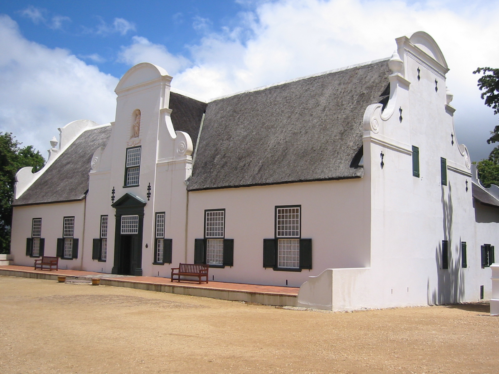 Groot Constantia, an historic Cape Dutch homestead near Cape Town.
