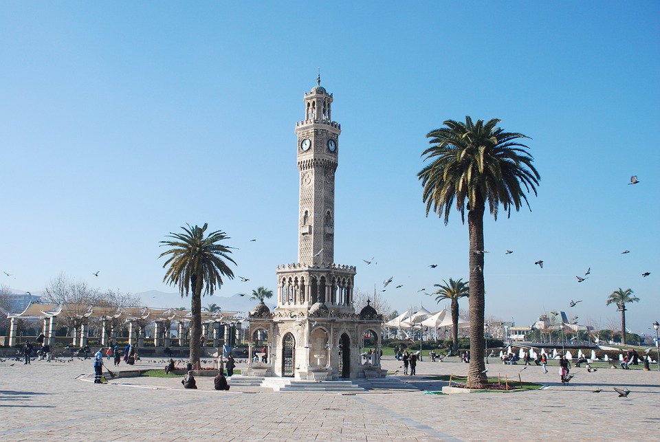 Izmir, Clock Tower, Turkey, Travel, Tourism, City