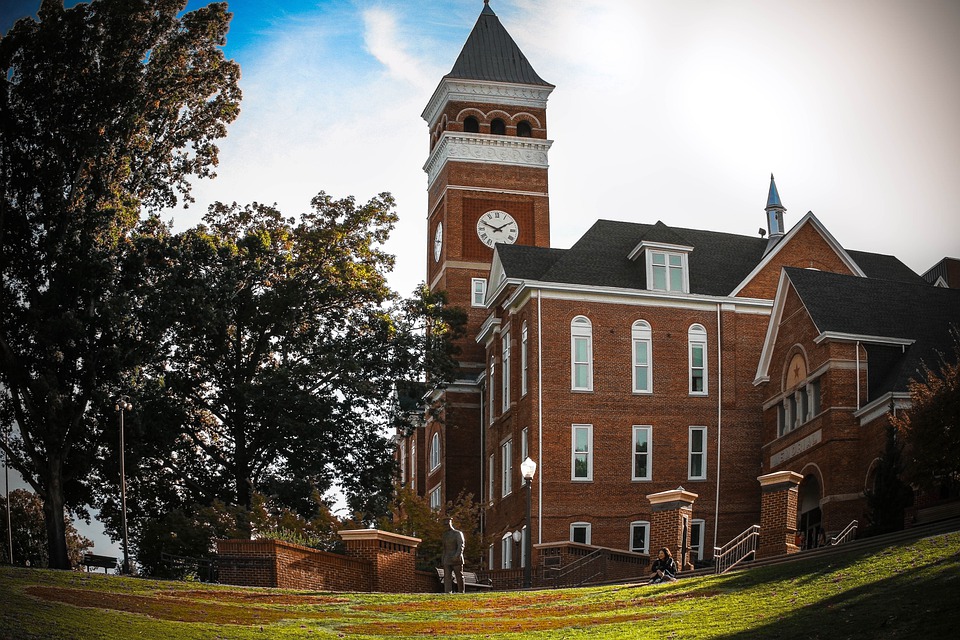 Tillman Hall, Clemson, Clock Tower, Tiger Paw