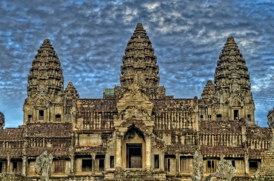 Ancient, Angkor, Angkor Wat Temples, Architecture, Asia