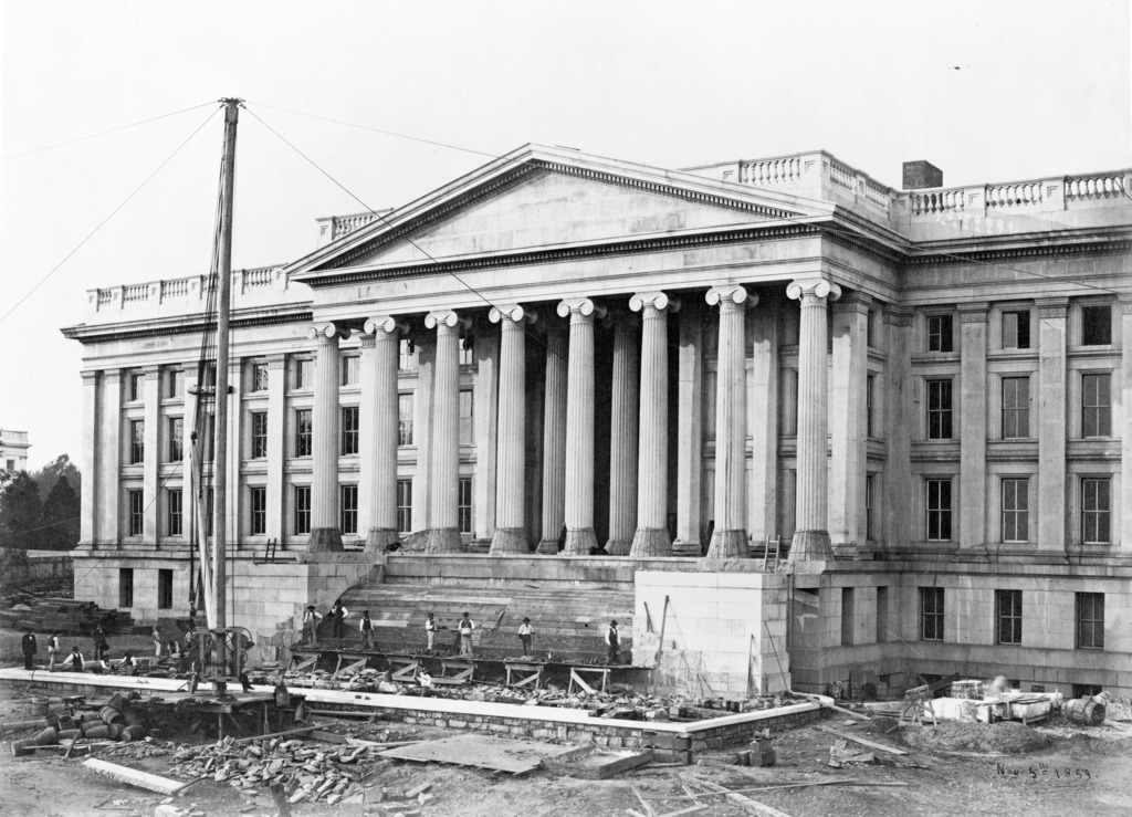Treasury Building Construction