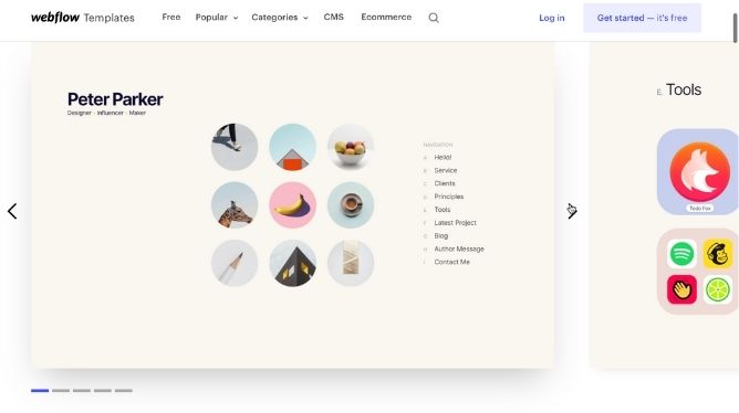 minimalistic template