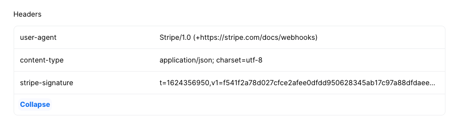 webhook headers