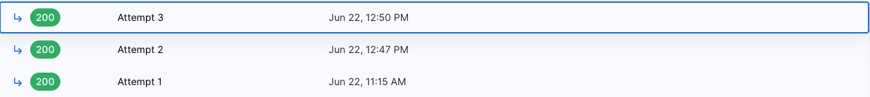 webhook event attempts