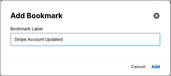 add webhook event to bookmark