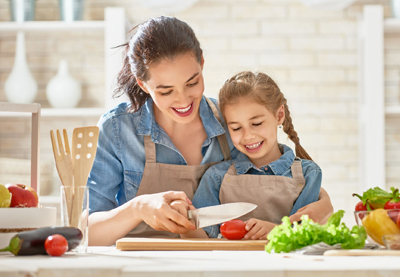 Using a cutting board on a stone countertop