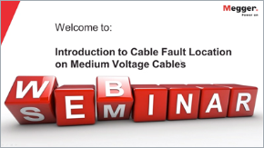 webinar megger mv cables
