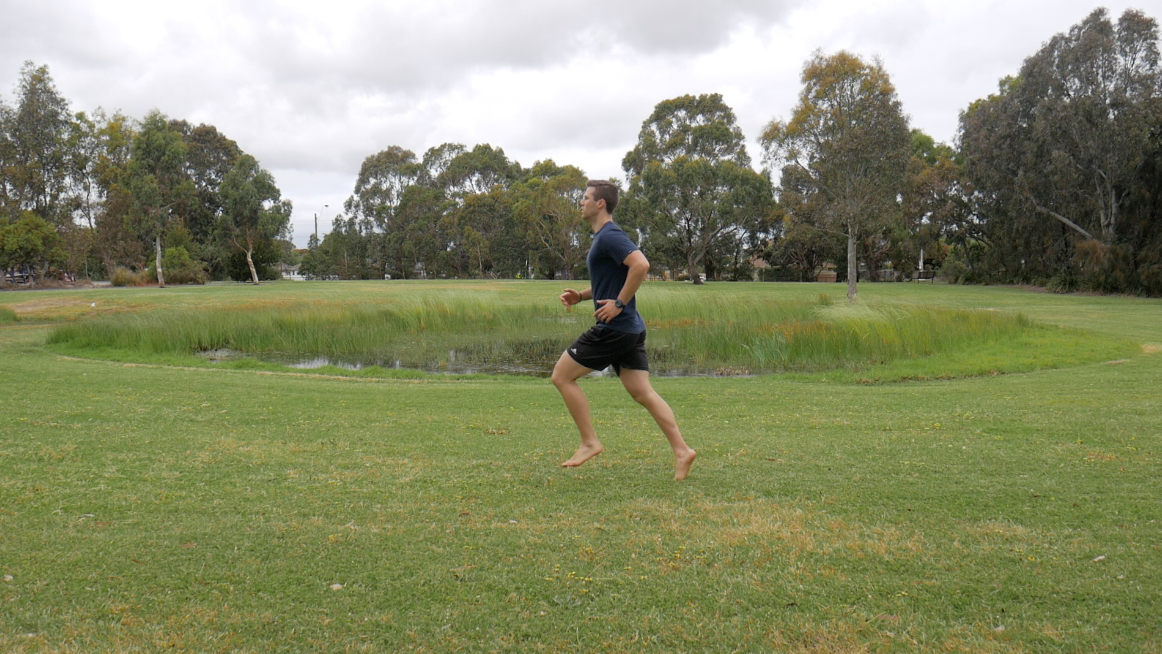 barefoot running progression