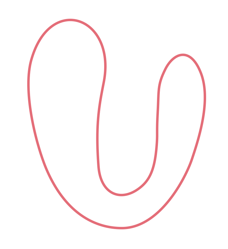 Vibrador em formato de "U"