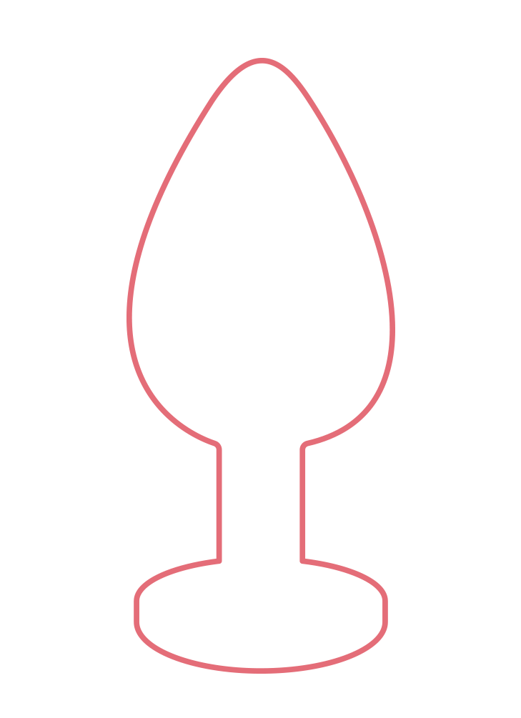 Ilustração do Plug Anal