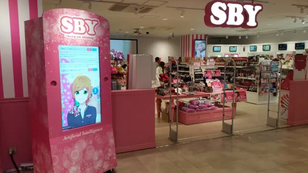 AI接客で業務効率化(渋谷109「SBY」)