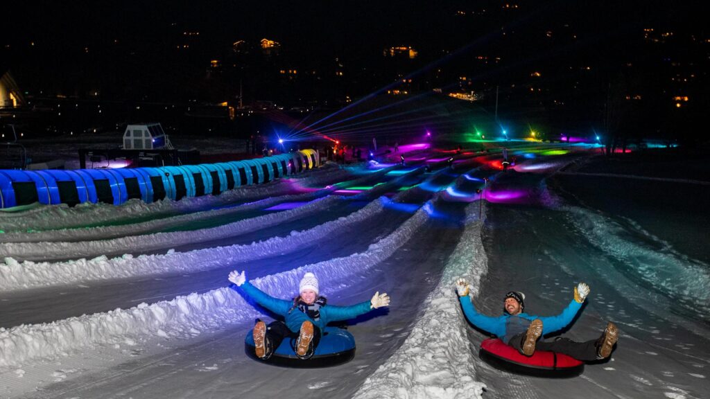 Go disco tubing at Squaw Valley Alpine Meadows.