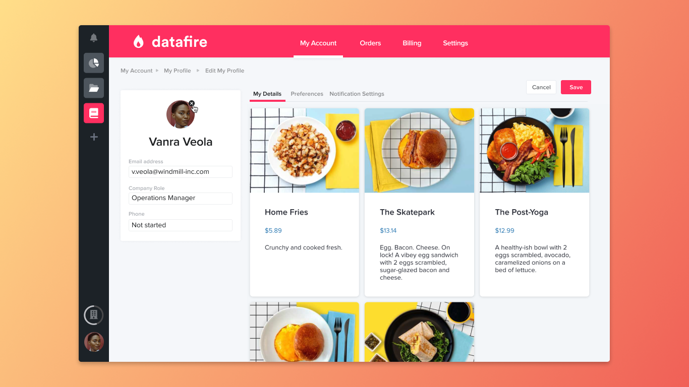 An internal tool built in Stacker
