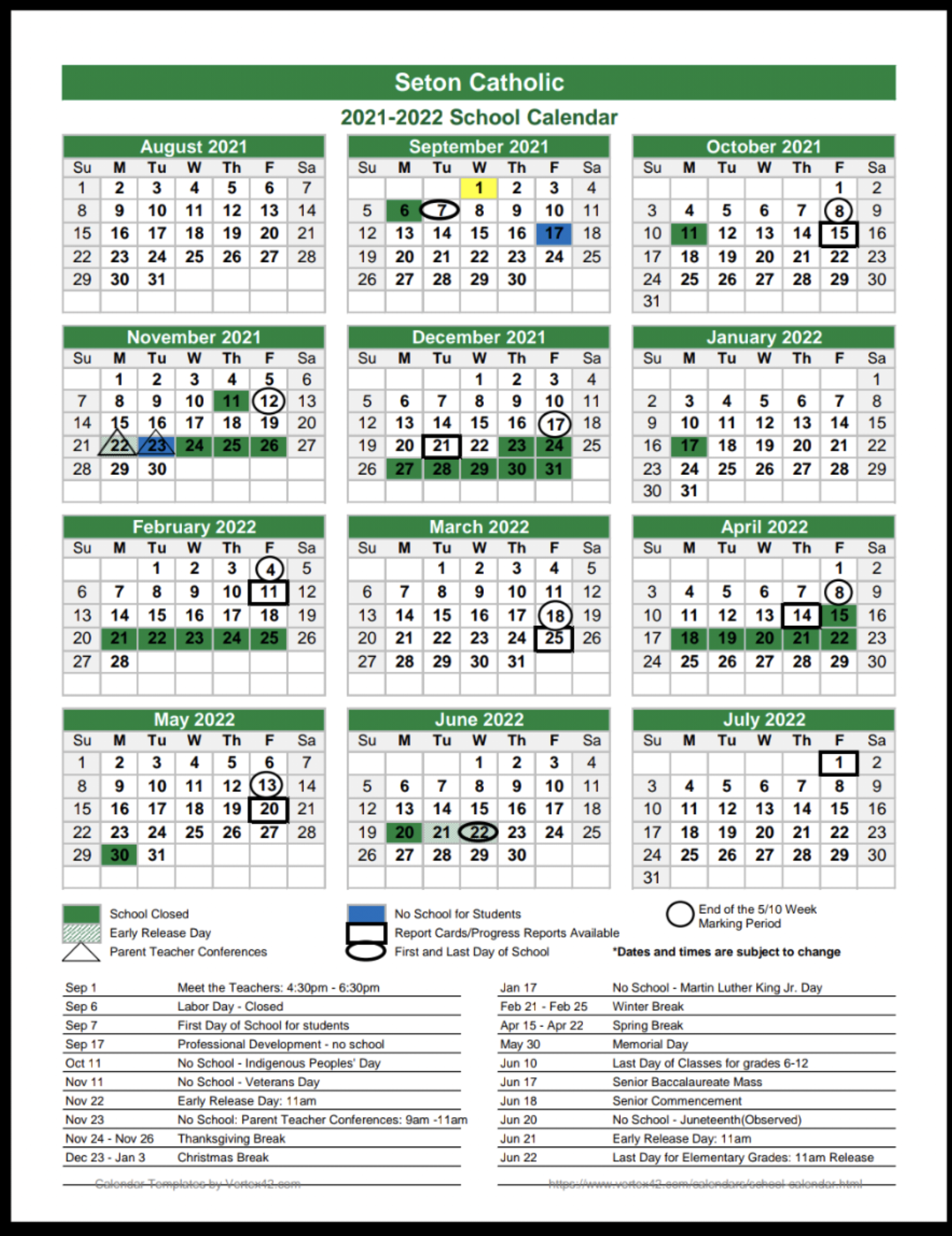 Calendar Seton Private School In Plattsburgh NY Calendar Seton Private School In Plattsburgh NY