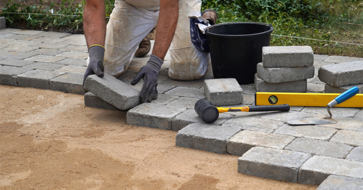 How To Lay Pavers On Dirt GroveGypsy