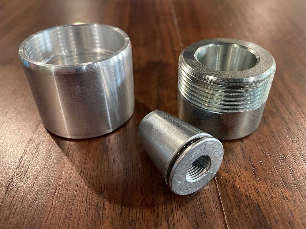 CSC Chuck and 3 wedge deadend system