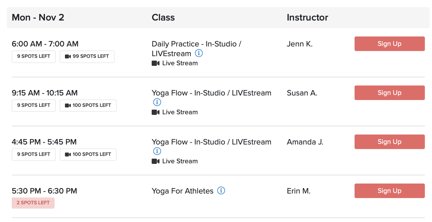 online booking software alternative to mindbody and zen planner